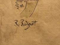 Raymond Radiguet obraz AKT, płótno pokrzywowe