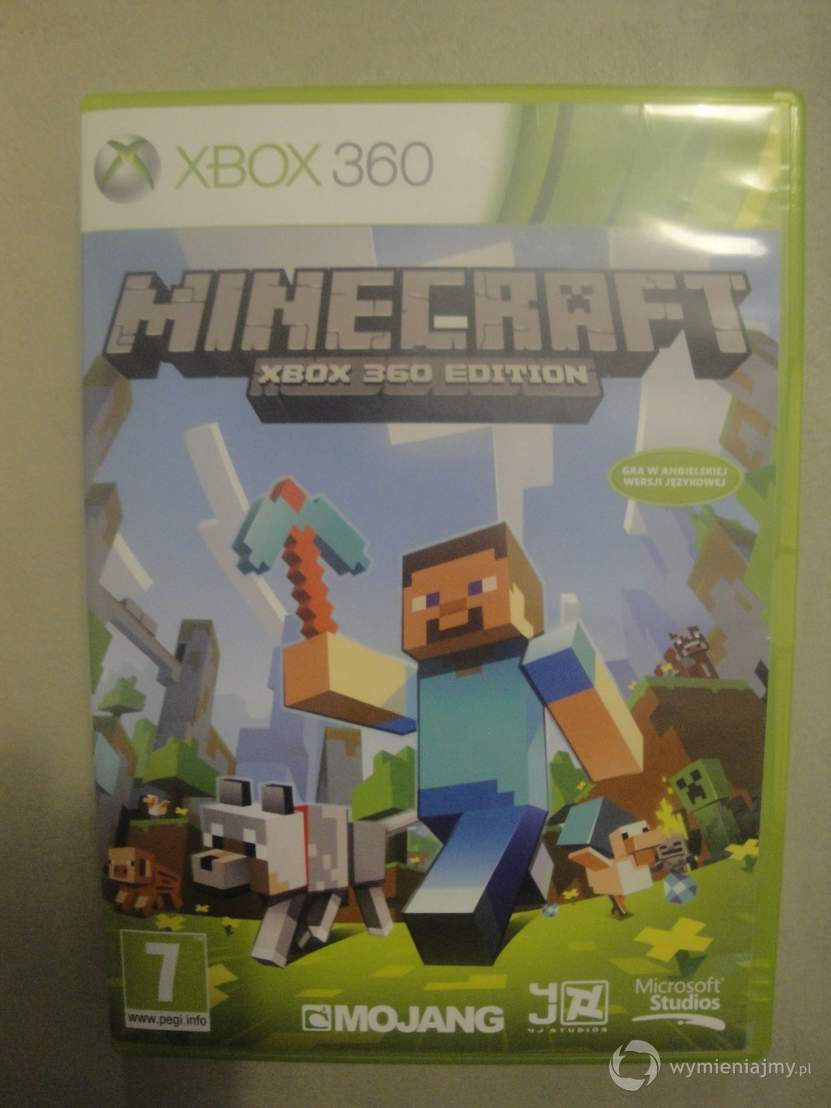 Xbox 360 - gra Minecraft zdjęcie 1