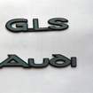 Emblemat Audi i GLS na tylną burtę model 1979 zdjęcie 1