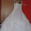 Suknia ślubna z gorsetem 38 + GRATISY poduszka wachlarz zdjęcie 2