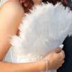 Suknia ślubna z gorsetem 38 + GRATISY poduszka wachlarz zdjęcie 4
