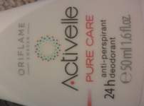Dezodorant w kulce ''Activelle Anti-perspirant 24h Deodorant Pure Care / Oriflame  ''