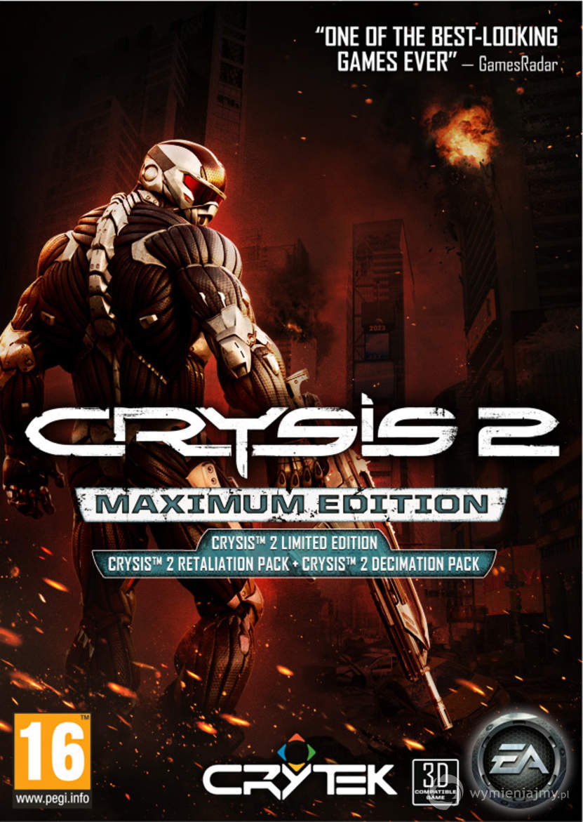 Crysis 2 Maximum Edition klucz steam / origin zdjęcie 1
