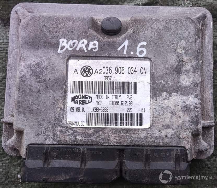 VW Bora 1.6 105KM Sterownik silnika zdjęcie 1