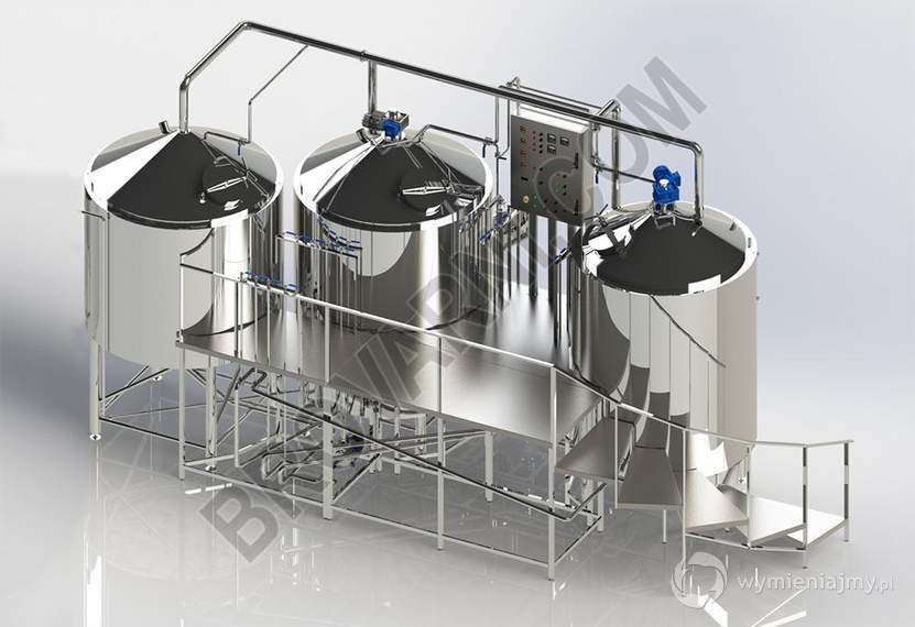 Mikro browar do produkcji 1300 1900 litrów piwa dziennie zdjęcie 1