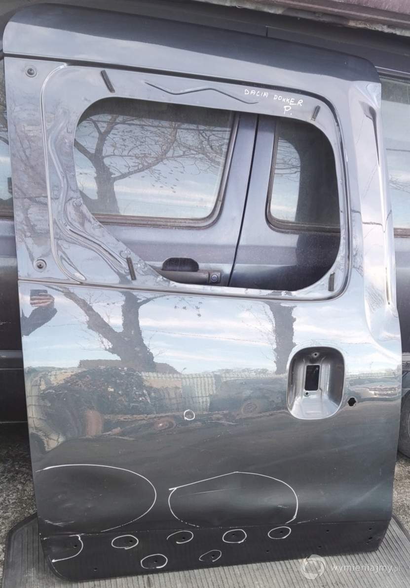 Dacia Dokker Drzwi prawe tylnie przesuwne zdjęcie 1